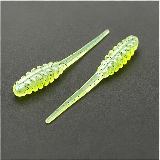 Thump Gel® Scent Infused Thumpalicious 2.0” Crappie Bait 20pcs - Chartreuse Monkey