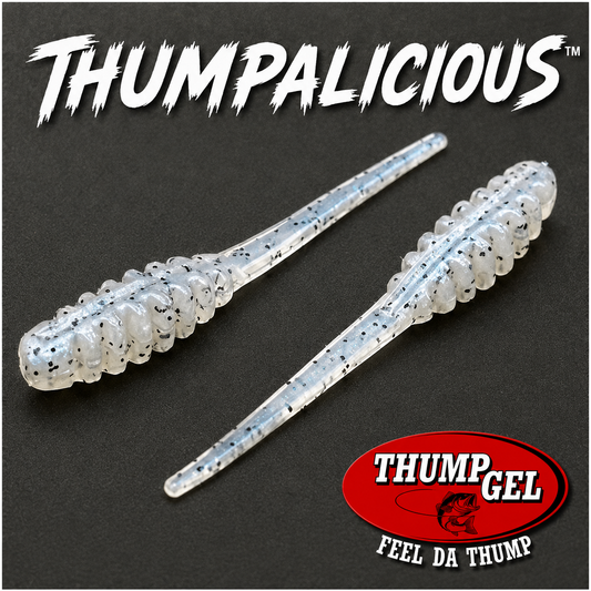 Thump Gel® Scent Infused Thumpalicious 2.0” Crappie Bait 20pcs - Monkey Milk