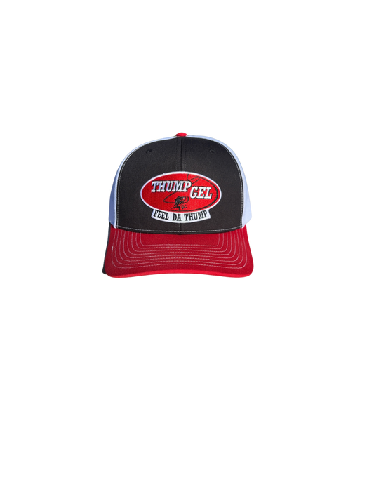 Thump Gel "Feel Da Thump" Richardson 112 Embroidered Patch Trucker Hat